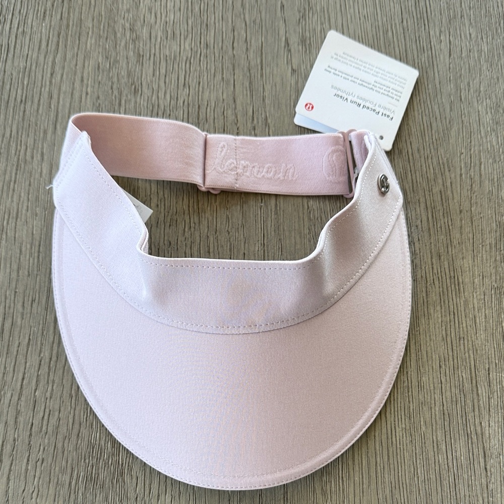 Lululemon Athletica Light Pink Fast paced run visor